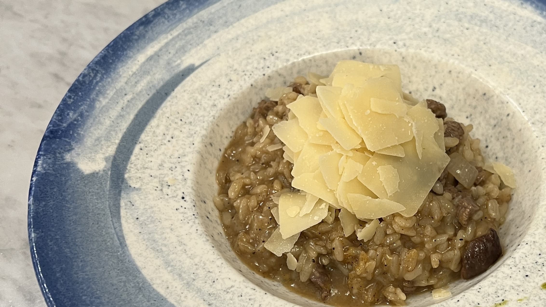 РИЗОТО С ДЪРПАНО ТЕЛЕШКO И МАНАТАРКИ